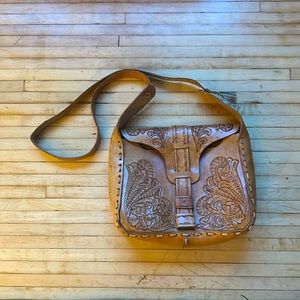 Brown Leather Handmade Purse